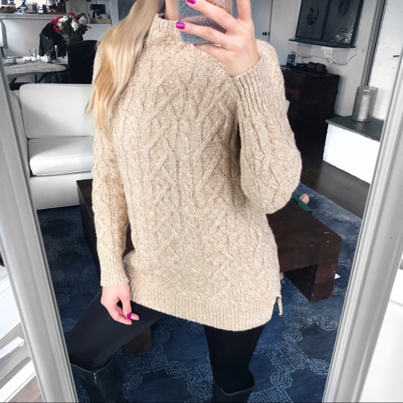 🆕 MICHAEL KORS BASICS DARK CARMEL KNIT SWEATER ! - Picture 3 of 10